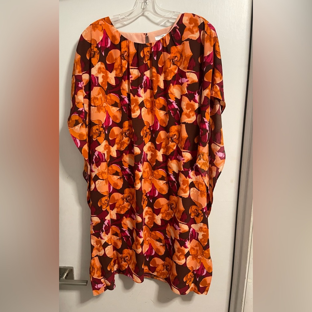Halston floral dress